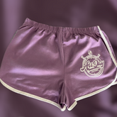 Lilac track shorts