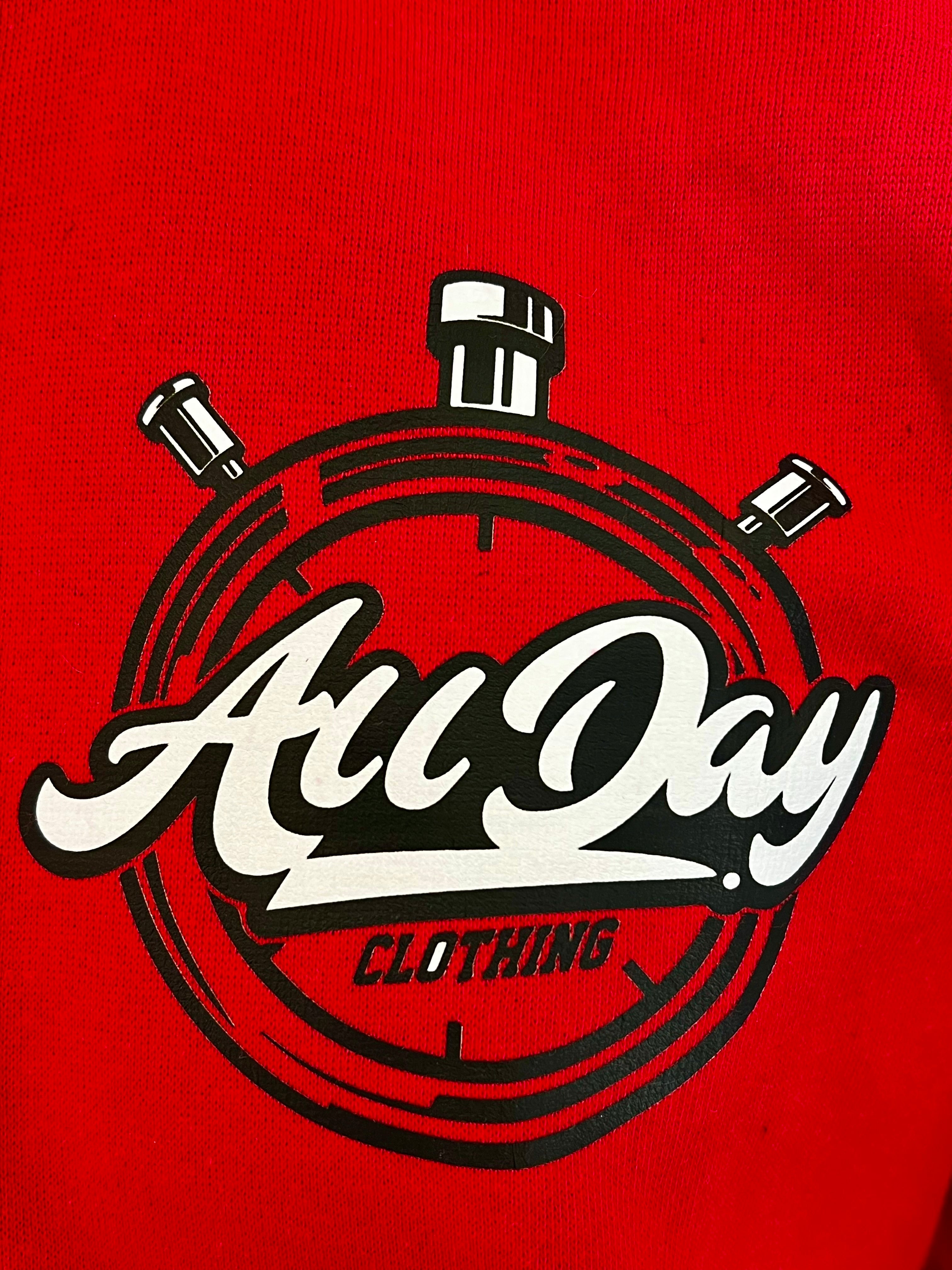 Bull Red All Day Zip up hoodie