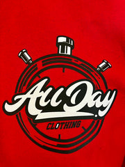 Bull Red All Day Zip up hoodie
