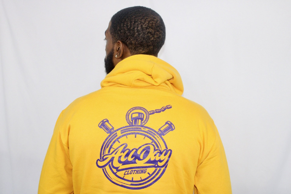 Yellow & Purple Hoodie