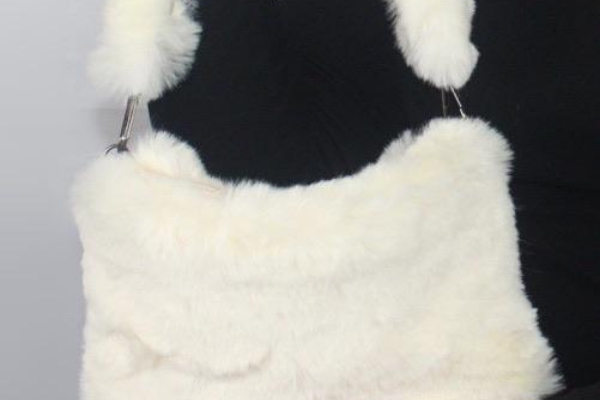 Mini Snow White Fur Handbag