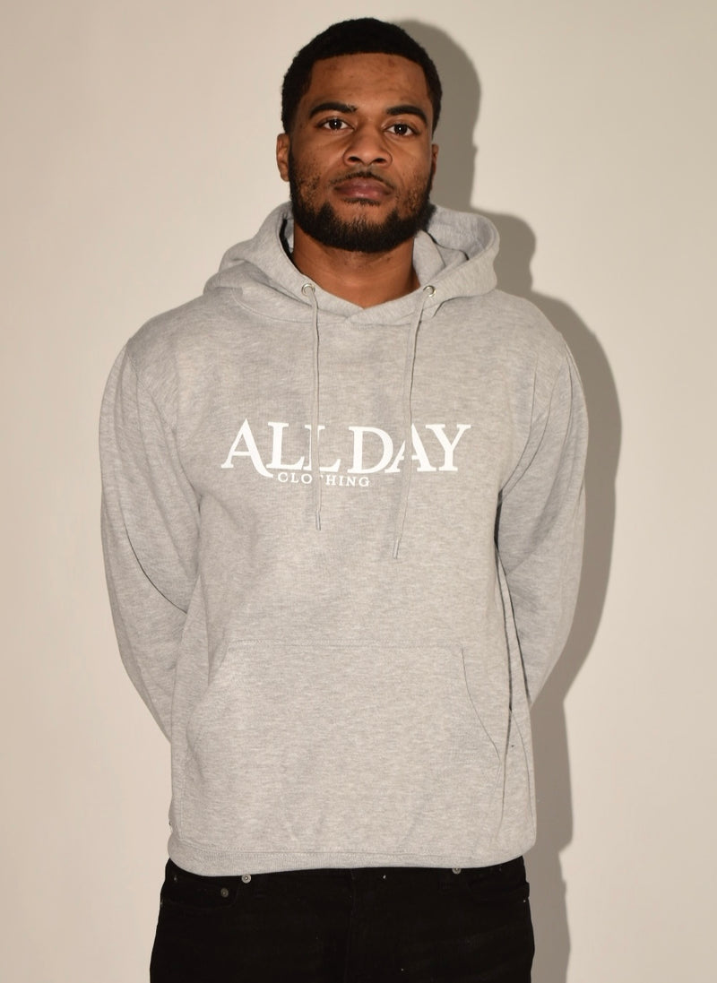 Grey Monogram Hoodie