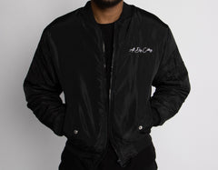 Black Bomber Jacket