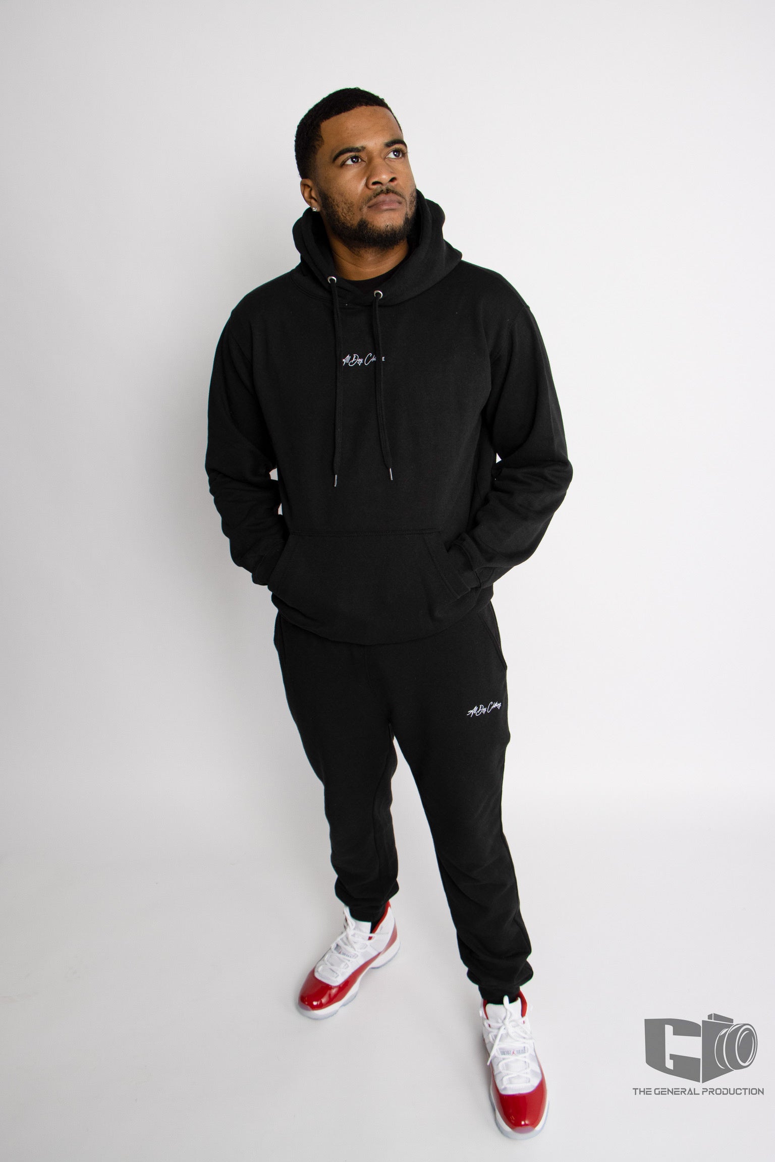 Black sweatsuit