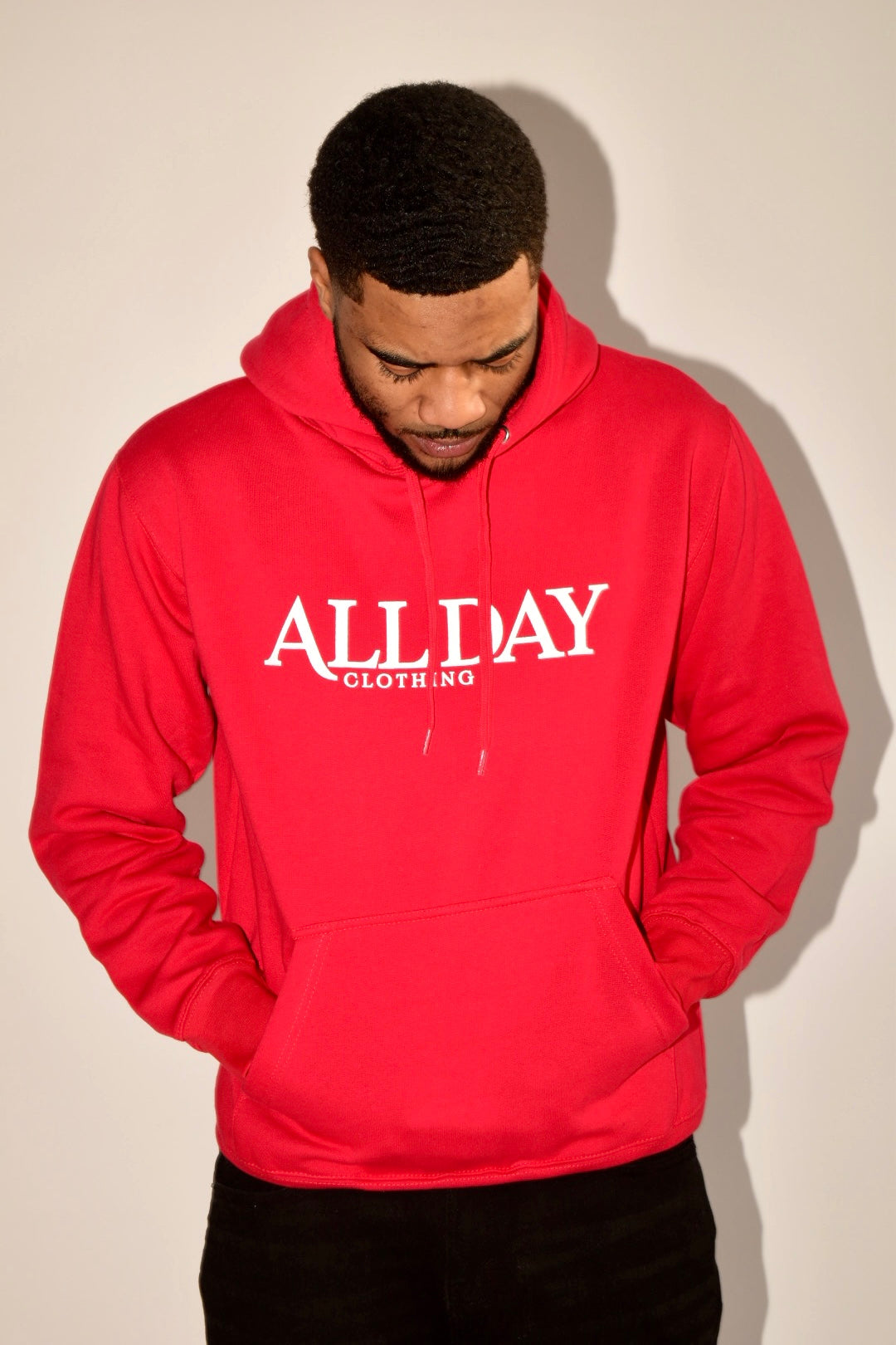 Red Monogram hoodie