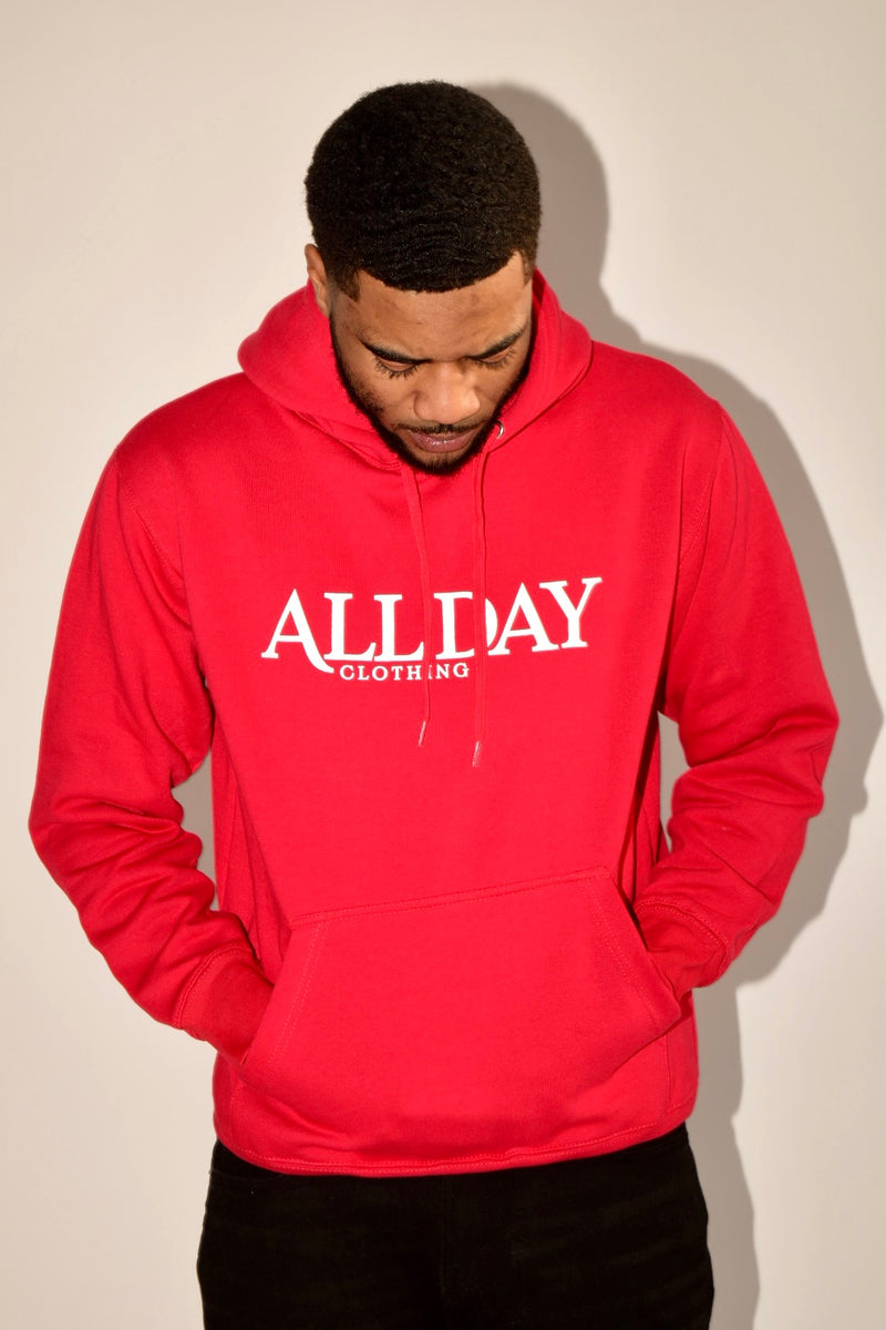 Red Monogram hoodie