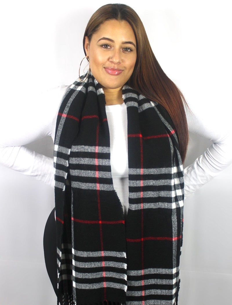 Black Cashmere Scarf