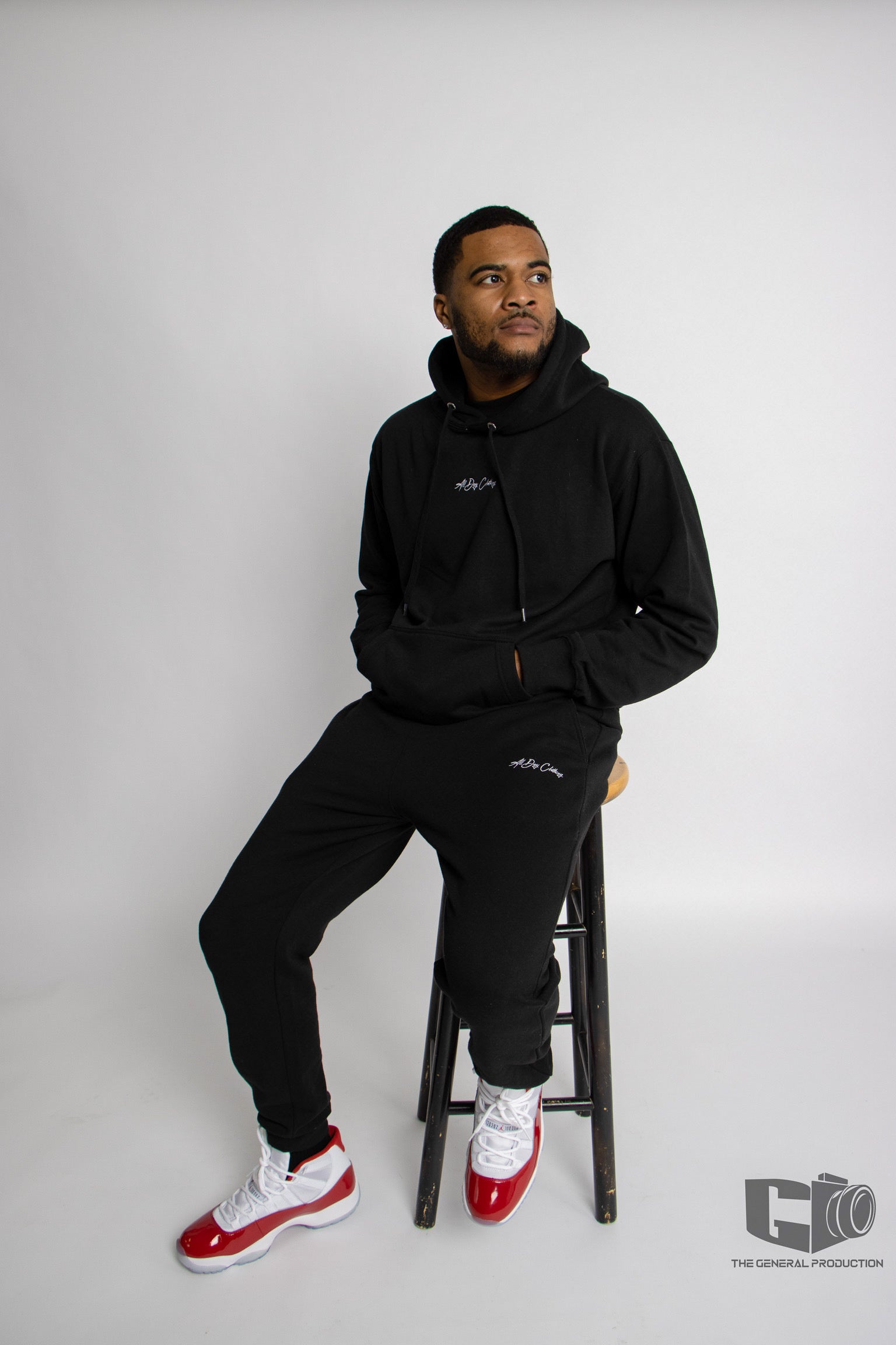 Black sweatsuit
