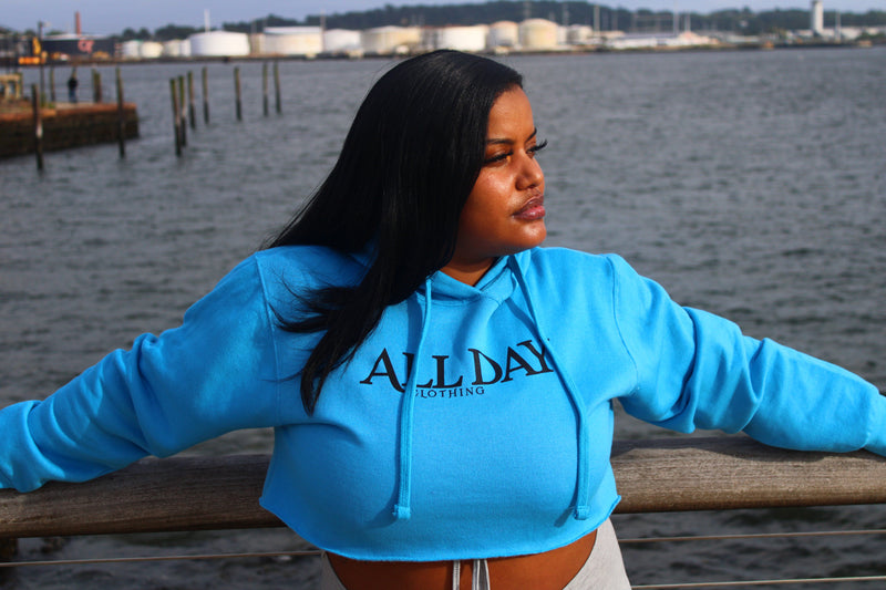 Baby Blue All Day crop