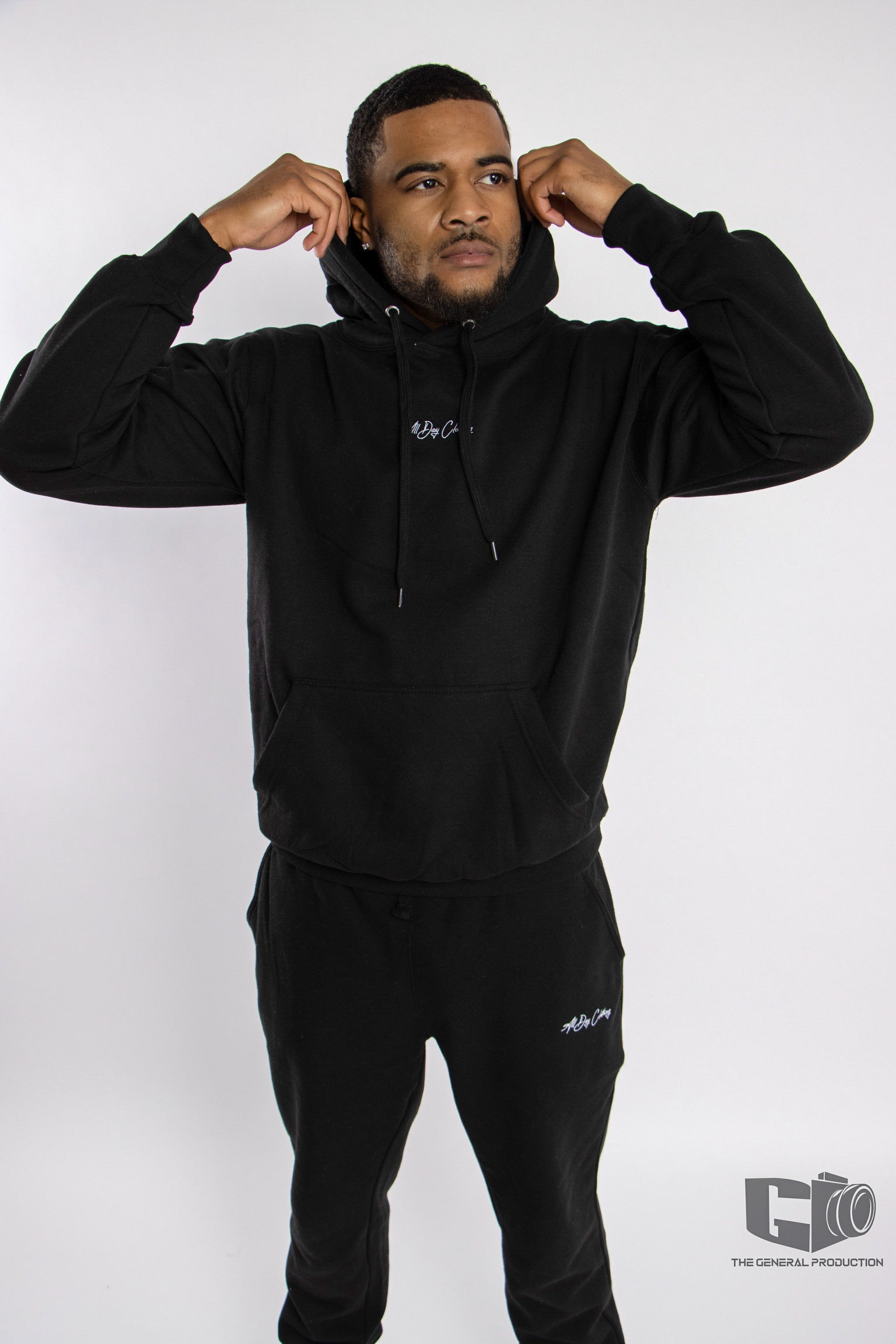 Black sweatsuit