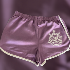 Lilac track shorts