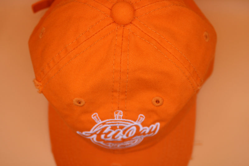 Orange dad hat