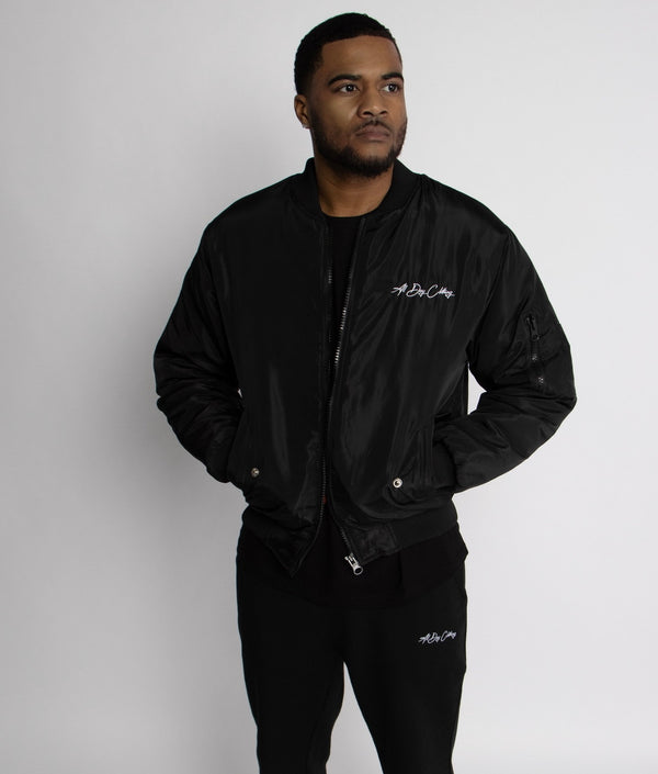 Black Bomber Jacket